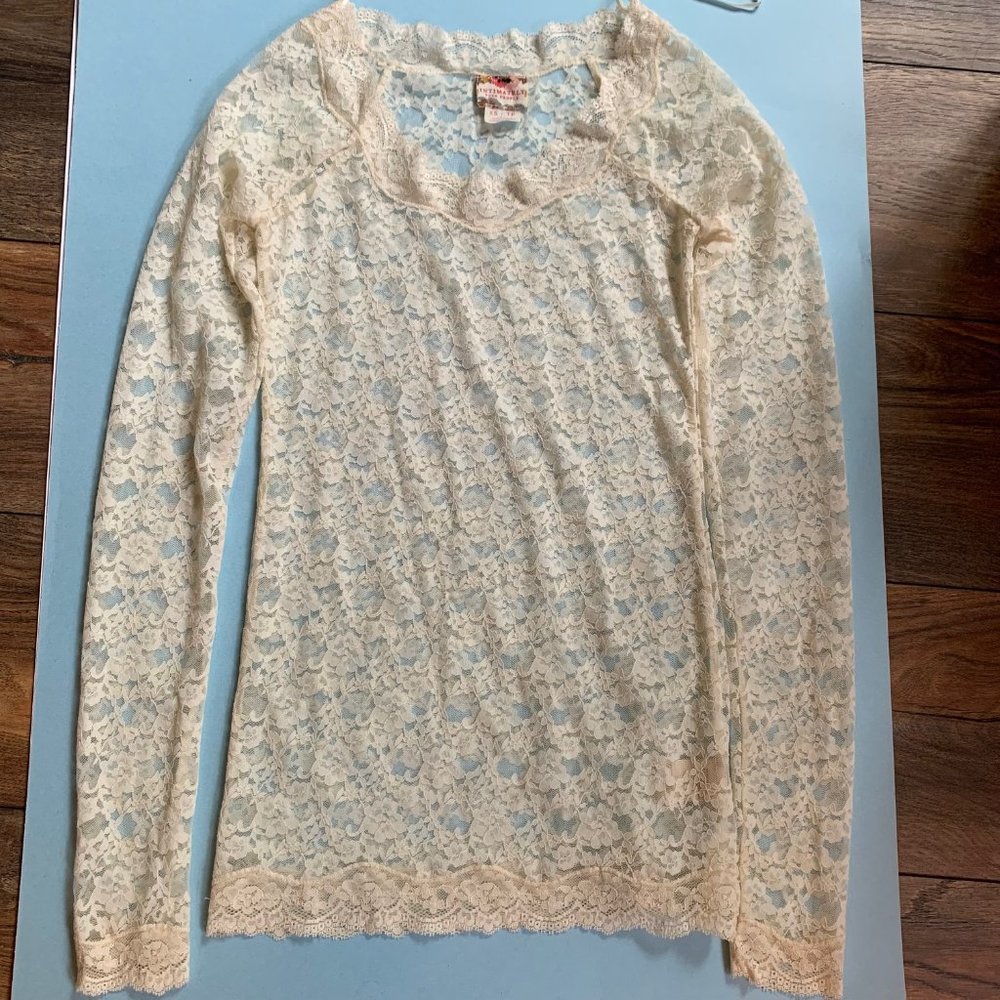FREE PEOPLE LACE TOP - Picture 6 of 9